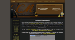 Desktop Screenshot of crea-menuiserie.com