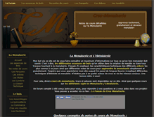 Tablet Screenshot of crea-menuiserie.com